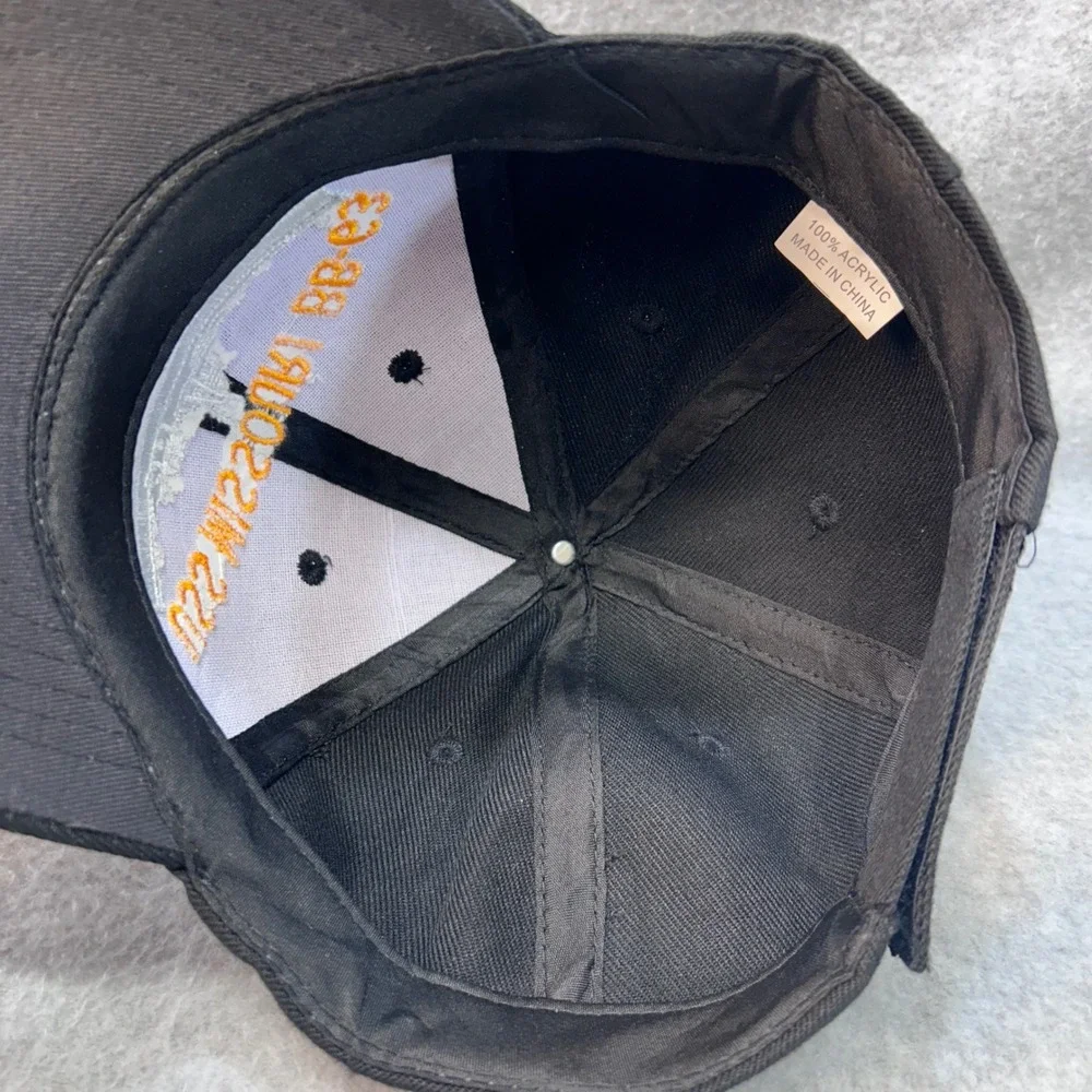 USS Missouri BB-63 Men Black Unbranded Baseball Cap Honolulu Hawaii OSFM